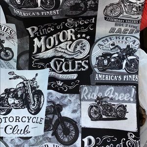 Cotton face mask, motorcycle